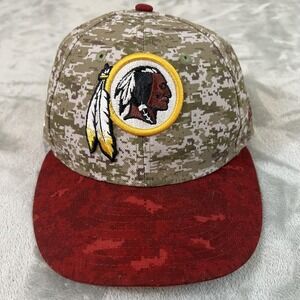 New Era Washington Redskins 59Fifty Salute To Service Camo Mens Fitted 7 1/8 Hat